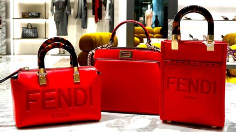 red fendi bag|used Fendi bags for sale.